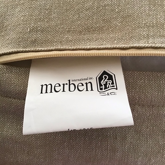 FINAL SALE Merben Int’l Victoria Floral Embroidered Accent Pillow, (22”x16”) - Picture 7 of 7